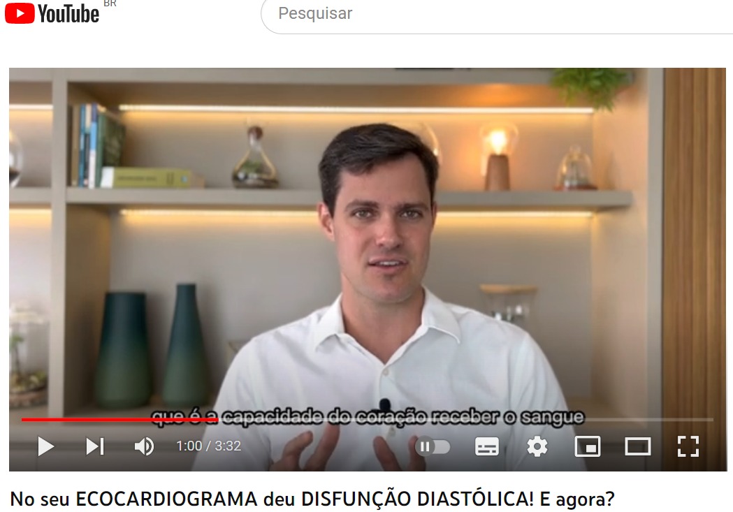 ECOCARDIOGRAMA deu DISFUNÇÃO DIASTÓLICA! E agora?