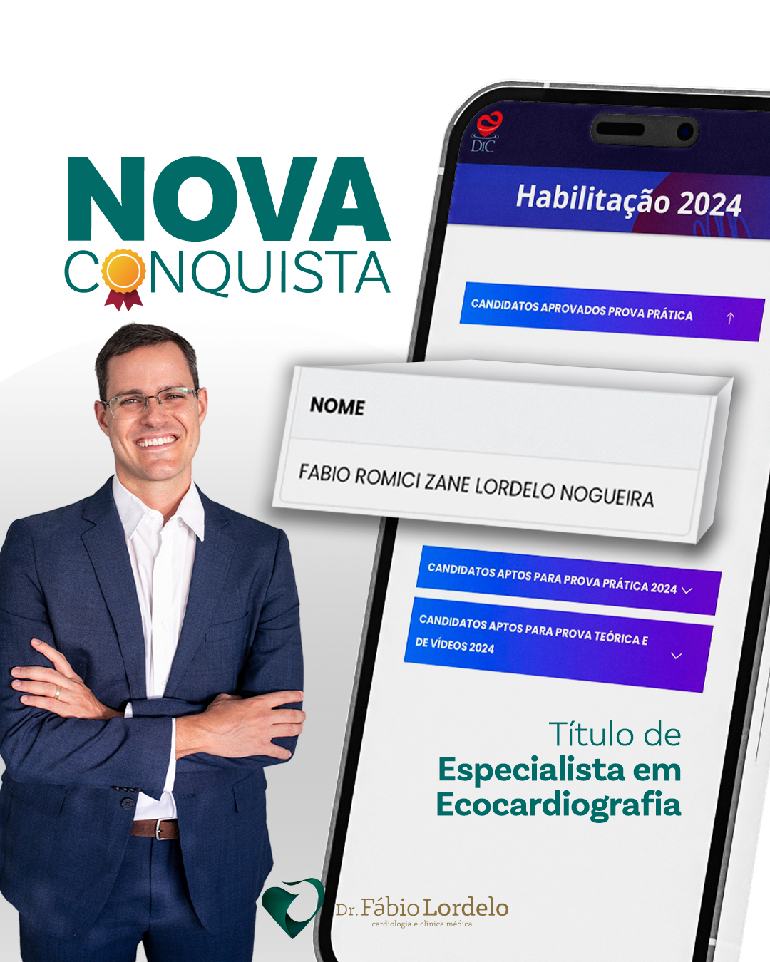 Novo título: Especialista em Ecocardiografia